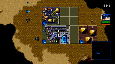 An Atreides base in db4a, mid-mission